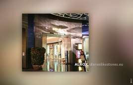 Alrox-DesignPaneele mit Figurenschliff von StoneslikeStones für Gastronomie, Hotel, Messe, Ladenbau und modernes Wohnen